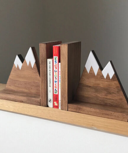Mountain Peak Book Ends